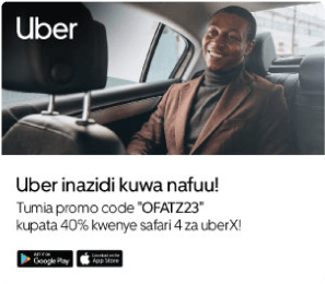 Uber ride discount promotion