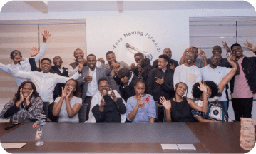 The Growthpad team celebrating together