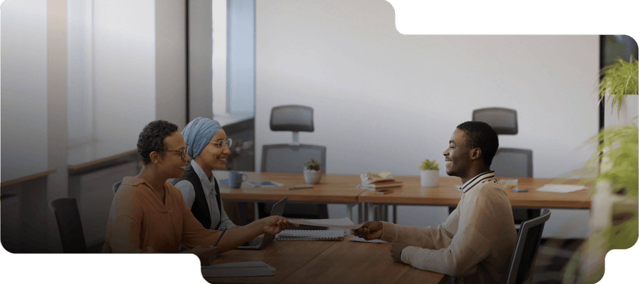The Growthpad team in a strategy session