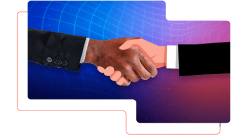 Growthpad partners shaking hands