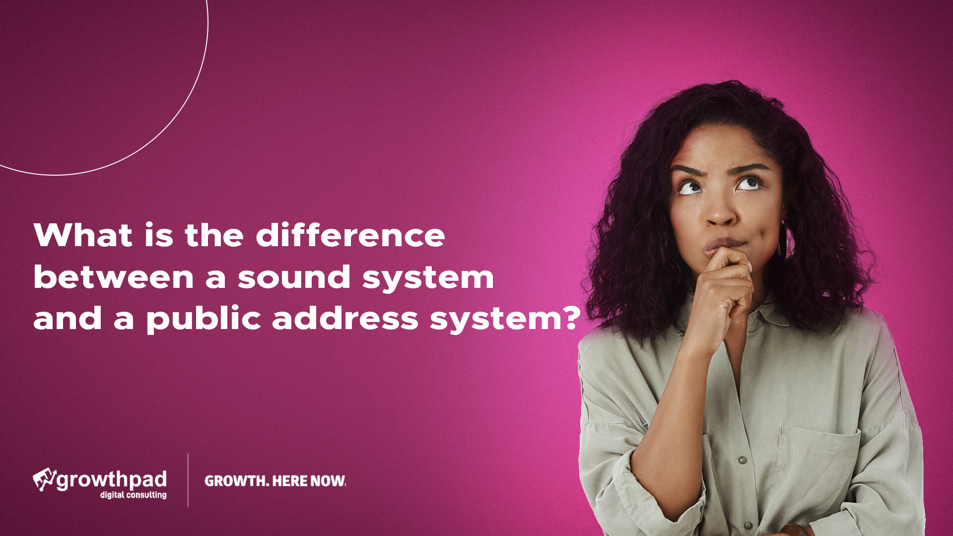 what is the difference between a sound system and a public address system