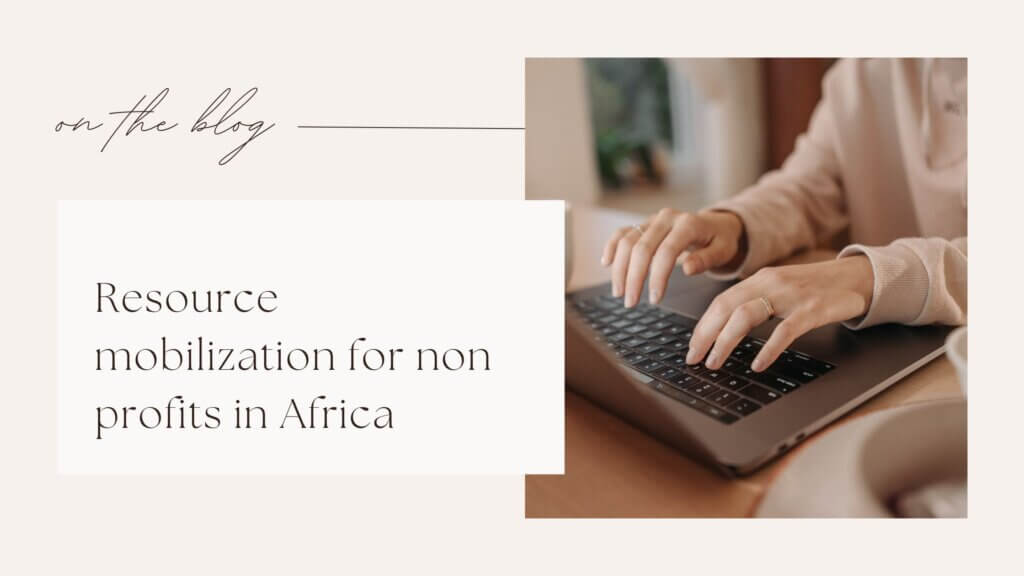 resource mobilization tips for non profits africa